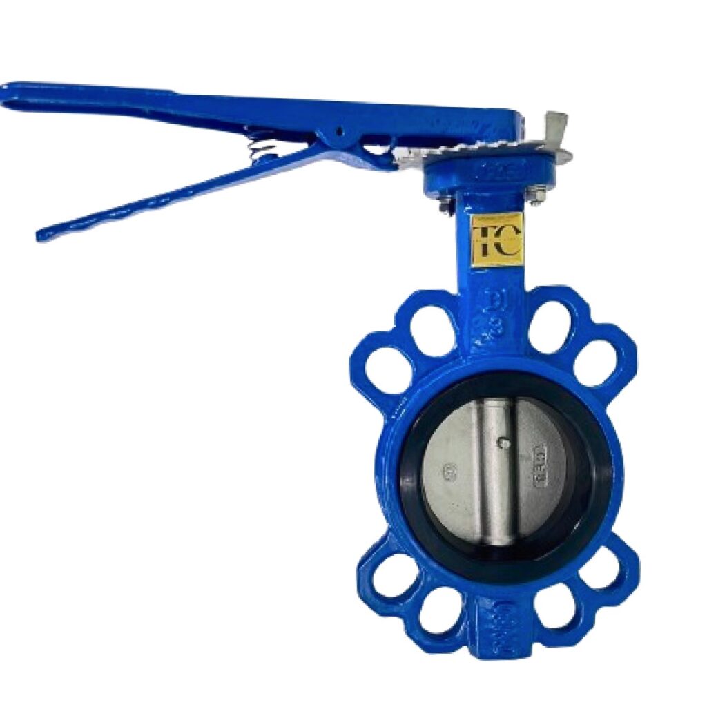 วาล์วผีเสื้อ ด้ามโยก เหล็กหล่อเหนียว (Butterfly Valve Ductile Iron)